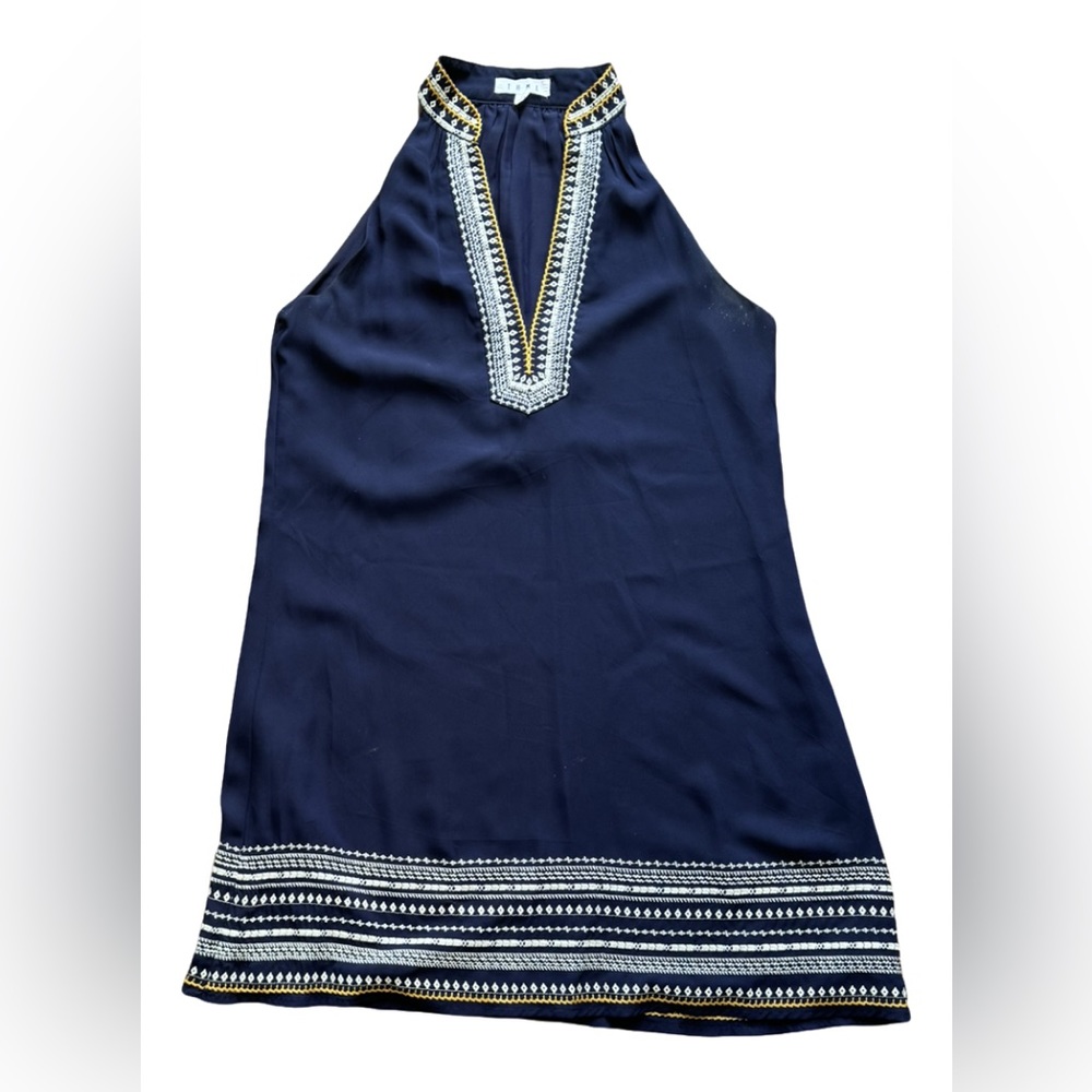 THML women’s sleeveless embroidered dress size S